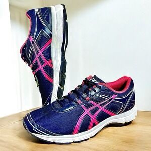 ASICS Gel Quick Walk Women's Size 10'Navy Blue / Hot Pink Sneakers Q473N